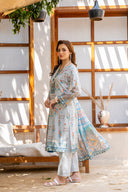 3 PIECE - DIGITAL PRINTED LAWN SUIT