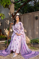 3 PIECE - DIGITAL PRINTED LAWN SUIT