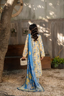 3 PIECE - DIGITAL PRINTED LAWN SUIT