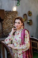 3 PIECE - DIGITAL PRINTED LAWN SUIT