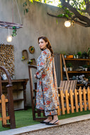 3 PIECE - DIGITAL PRINTED LAWN SUIT